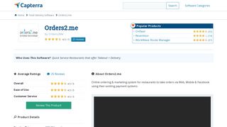 Orders2.me Reviews and Pricing - 2019 - Capterra