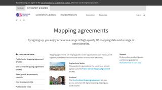 Mapping agreements - Ordnance Survey