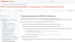 Getting Started with RESTful Services - Oracle Docs