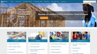 State of Oregon: Oregon Construction Contractors Board - Home