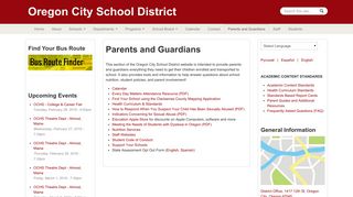 Parents and Guardians | Oregon City School District