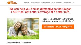 Oregon - Alternative to Oregon FAIR Plan Insurance?