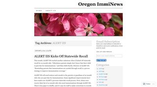 ALERT IIS - Oregon ImmiNews - WordPress.com