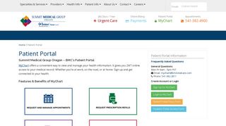 Patient Portal - MyChart - Bend Memorial Clinic