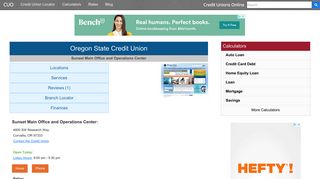 Oregon State Credit Union - Corvallis, OR - Credit Unions Online
