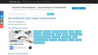 Api healthcare login oregon state hospital Search - InfoLinks.Top