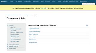 State of Oregon: Job Seekers - Government Jobs - Oregon.gov