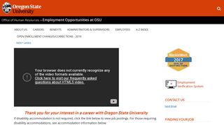 Employment Opportunities at OSU | Office of Human Resources ...