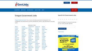 Oregon Government Jobs - GovtJobs