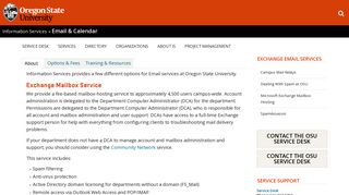 Exchange Email Services - Information Services | Oregon State ...
