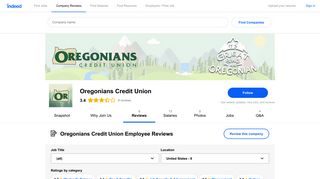 Working at Oregonians Credit Union: Employee Reviews | Indeed.com