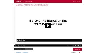 Mac OS X from the Command Line - O'Reilly Media