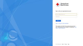 Sign In - American Red Cross