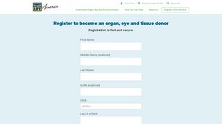 Register to become an organ donor - Donate Life America