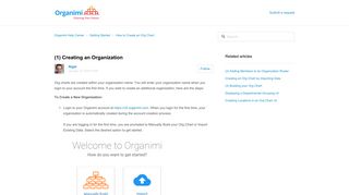 (1) Creating an Organization – Organimi Help Center