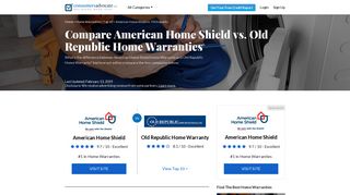 American Home Shield vs. Old Republic Home Warranties