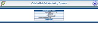 Rainfall Data View - Odisha Rainfall Monitoring System