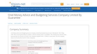 Oriel Money Advice and Budgeting Services Company Limited By ...