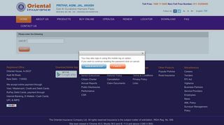 Forgot Password - OICL - Oriental Insurance