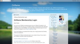 Oriflame: Oriflame Membership Login