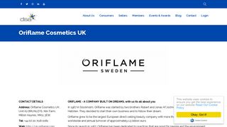 Oriflame Cosmetics UK – DSA UK