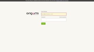 Log in - Origami Accounting