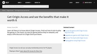 Origin Access - Get Origin Access and see the benefits that make it ...