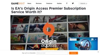Is EA's Origin Access Premier Subscription Service Worth It? – Game ...