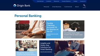 Origin Bank | Personal Banking
