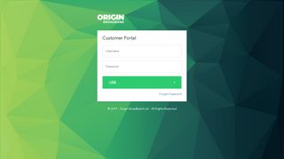 Customer Portal - Origin Broadband Ltd