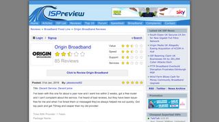 Origin Broadband - Broadband Fixed Line ISP Reviews - ISPreview UK