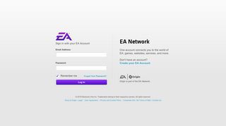 Log In - EA