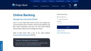 Online Banking | Origin Bank