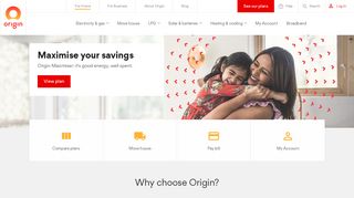 Origin Energy: Electricity providers & gas suppliers