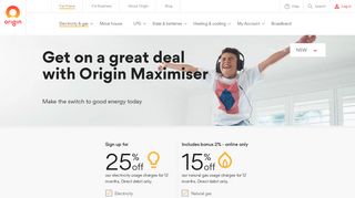 Origin Maximiser - Origin Energy