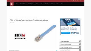 FIFA 14 Ultimate Team Connection Troubleshooting Guide