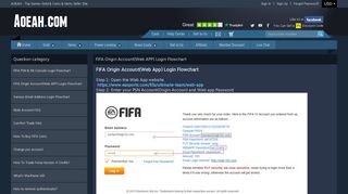 FIFA Origin Account(Web App) Login Flowchart - Aoeah.com