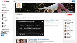 Origin Energy - YouTube