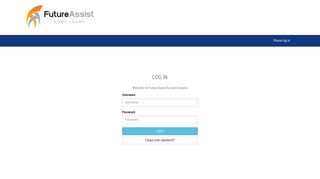 Log in - Future Assist Online Account Access