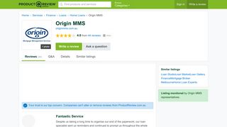 Origin MMS Reviews - ProductReview.com.au