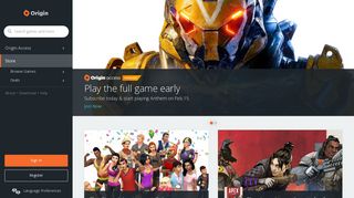 Origin | Platform Packed with Great PC Games | Origin
