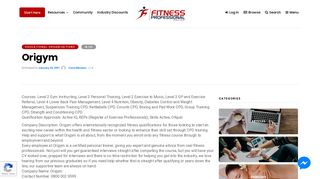 Origym - Fitness Professional Online