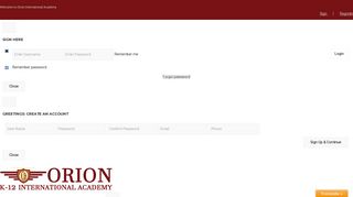 Orion College Admissions! – Orion International Academy