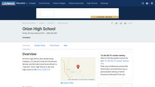 Orion High School in Orion, IL - US News Best High Schools