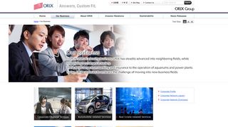 ORIX | Our Business