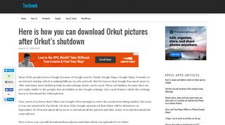 Here is how you can download Orkut photos after Orkut's shutdown ...