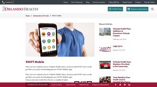 SWIFT Mobile - Orlando Health - One of Central Florida's Most ...