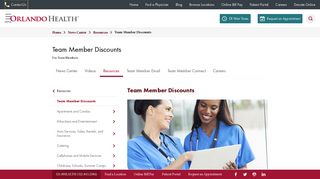 Team Member Discounts - Orlando Health