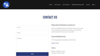 Contact Us | Ormond Medical Arts