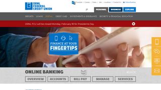 Online Banking - ORNL Federal Credit Union